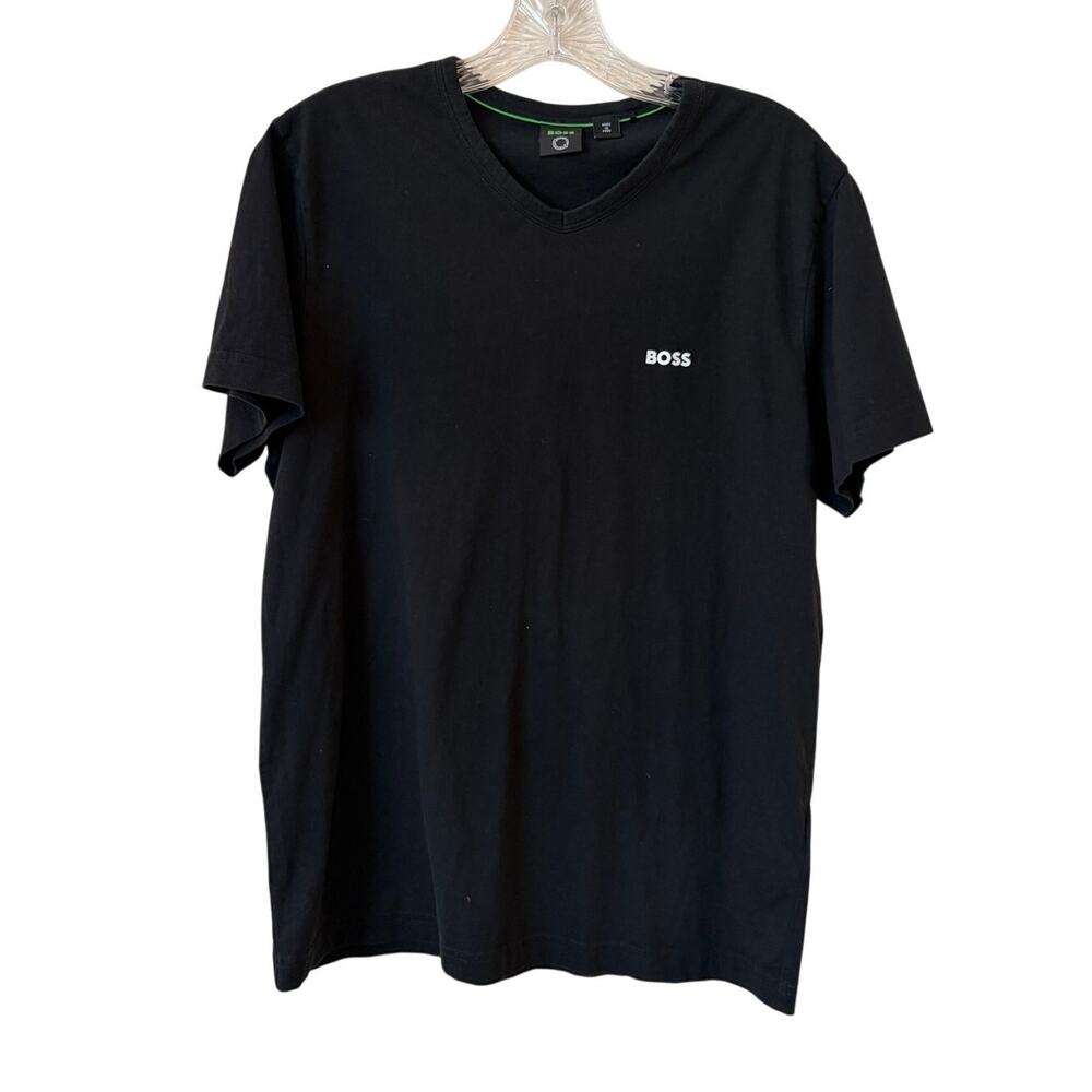 BOSS Black T-Shirt Mens Short Sleeve Small